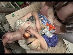 Vierer mit zwei Girls vom Lande